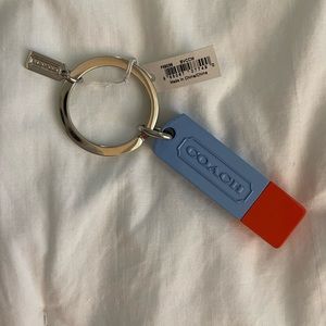 Coach 8Gb USB Silver Key Chain Fob